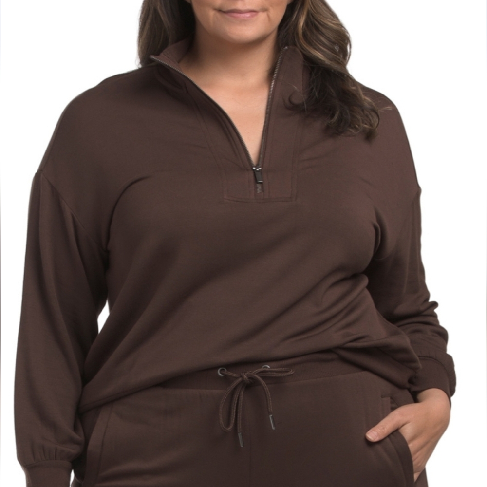 Workshop Plus Chocote Knit Jogger Set Light Inner Fleece - Picture 3 of 7